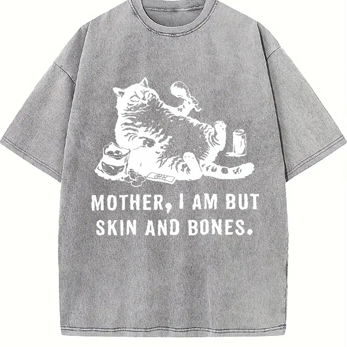 Funny Cat Mom Vintage Washed T-Shirt product image 5