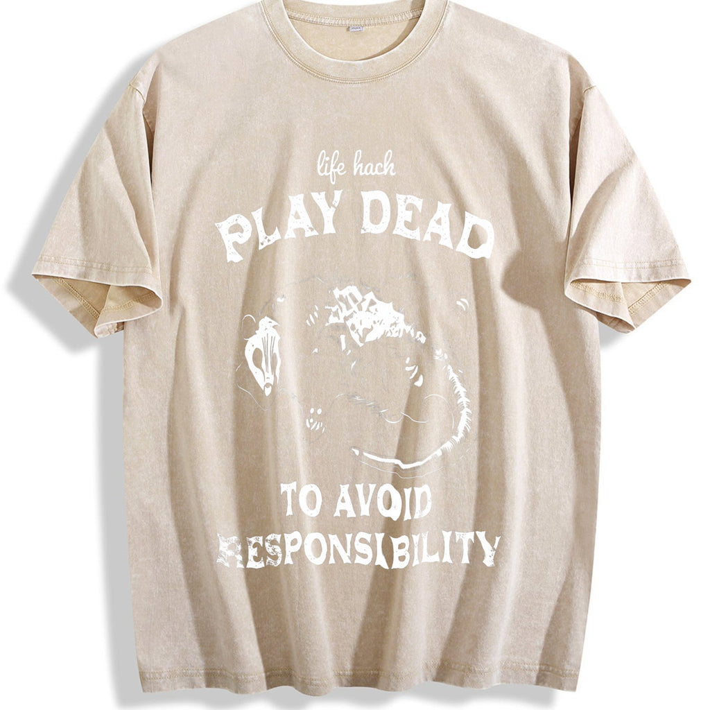 Funny Life Hack Play Dead To Avoid Responsibility Vintage product image 1