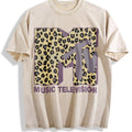 Mtv Classic Leopard Bold Logo Vintage Washed T-Shirt product image 1