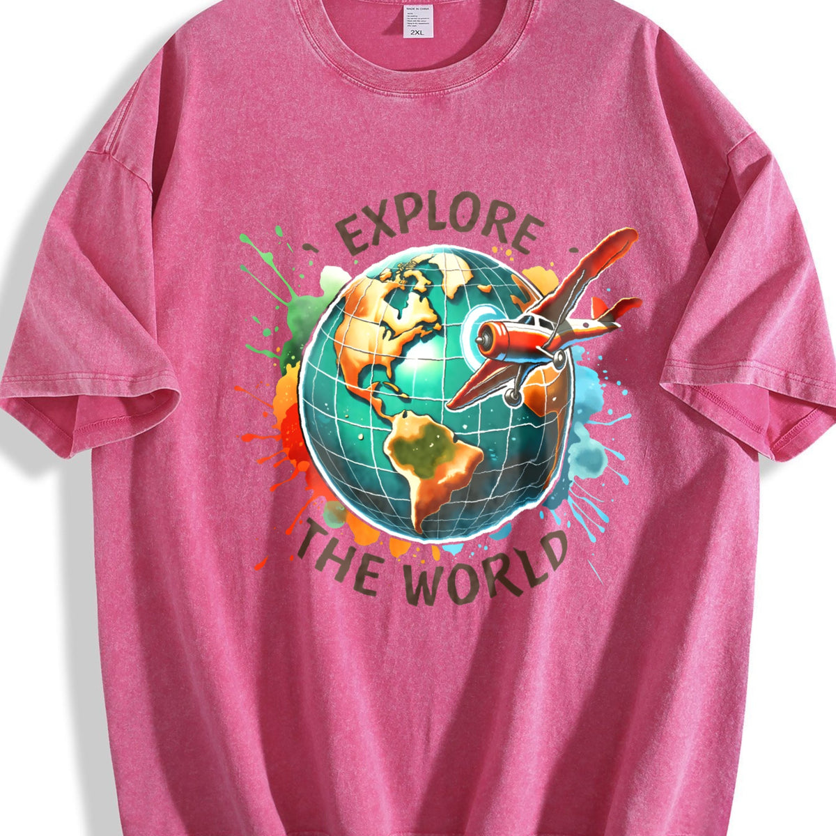 Global Soccer Fan Vintage Washed T-Shirt product image 7