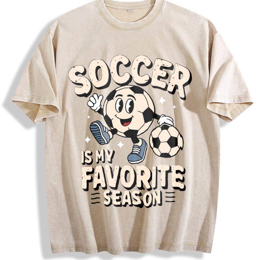 Global Soccer Fan Vintage Washed T-Shirt product image 1