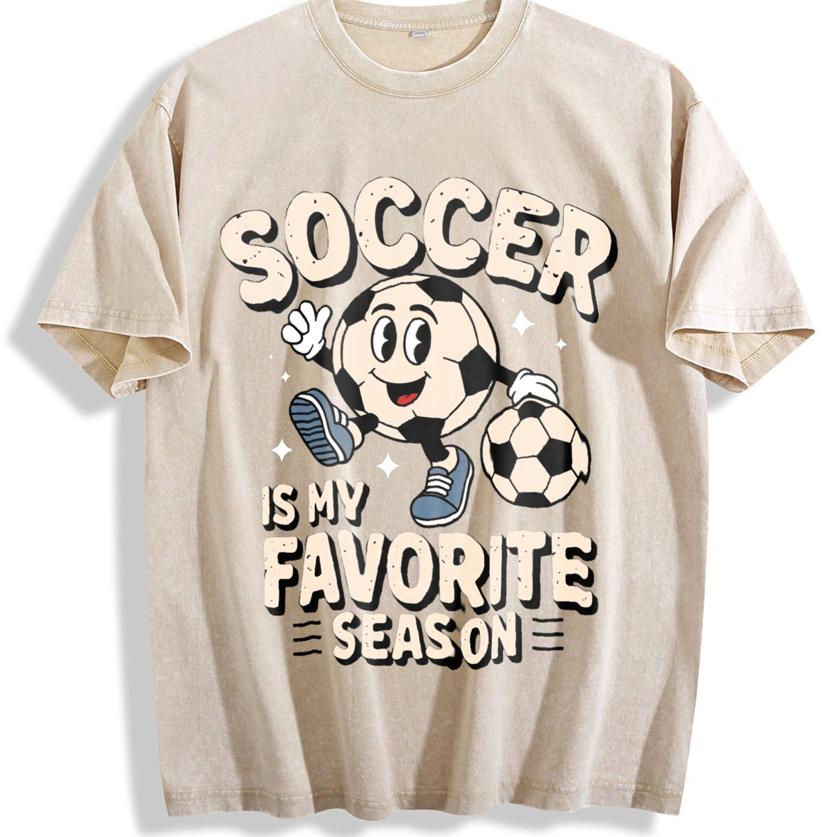Global Soccer Fan Vintage Washed T-Shirt product image 1