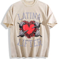 Latina Lifter Spanish Gym Barbell Heart Hispanic Vintage product image 1
