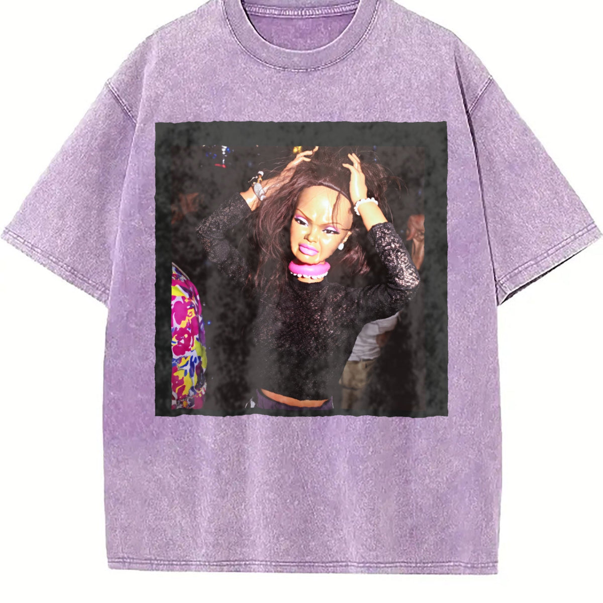 Frustrated Doll with Hands on Head Vintage Washed T-Shirt product image 6
