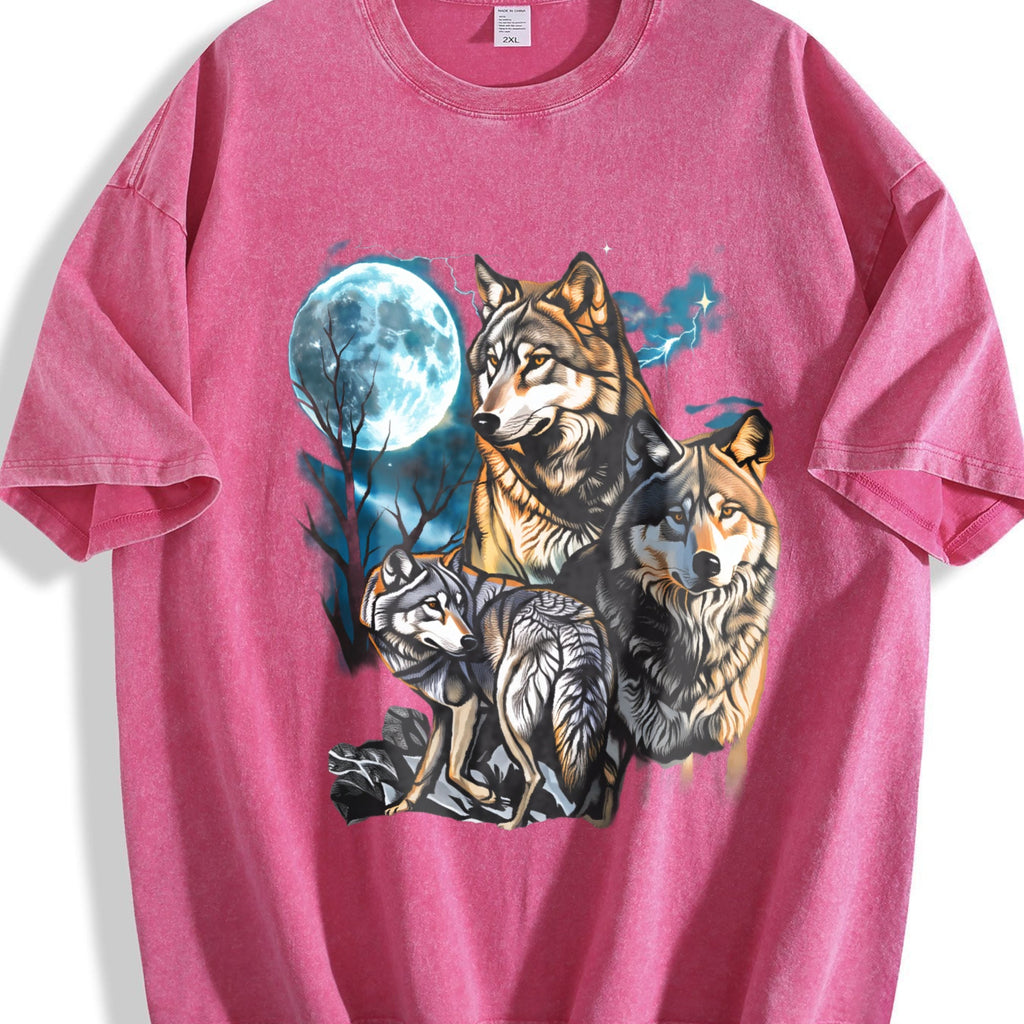 Three Wolves Moon 90s Vintage Washed T-Shirt product image 7