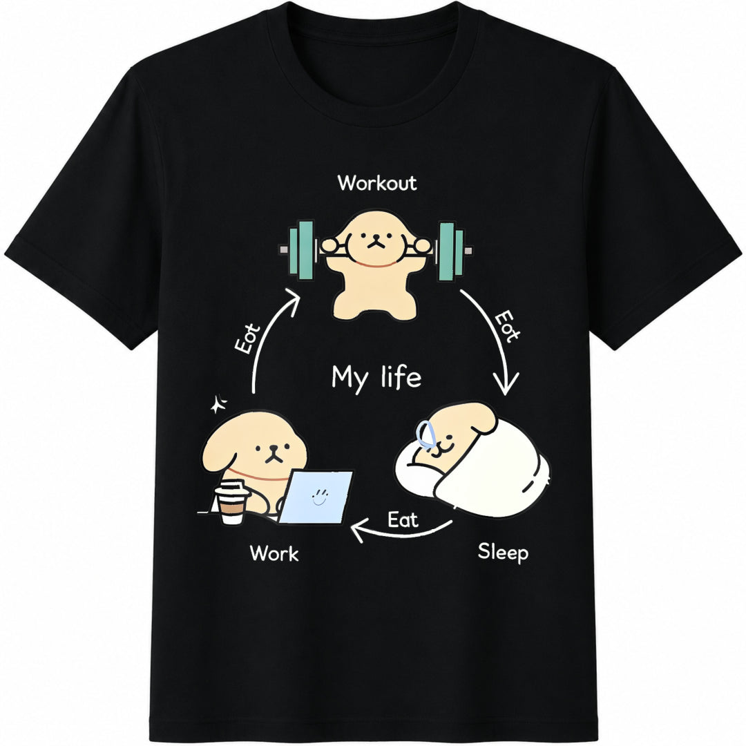 Fun My Life Cotton T-Shirt product image 1