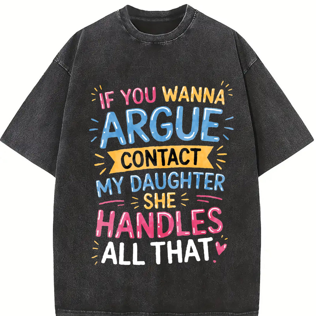 Any Disputes Vintage Washed T-Shirt product image 2