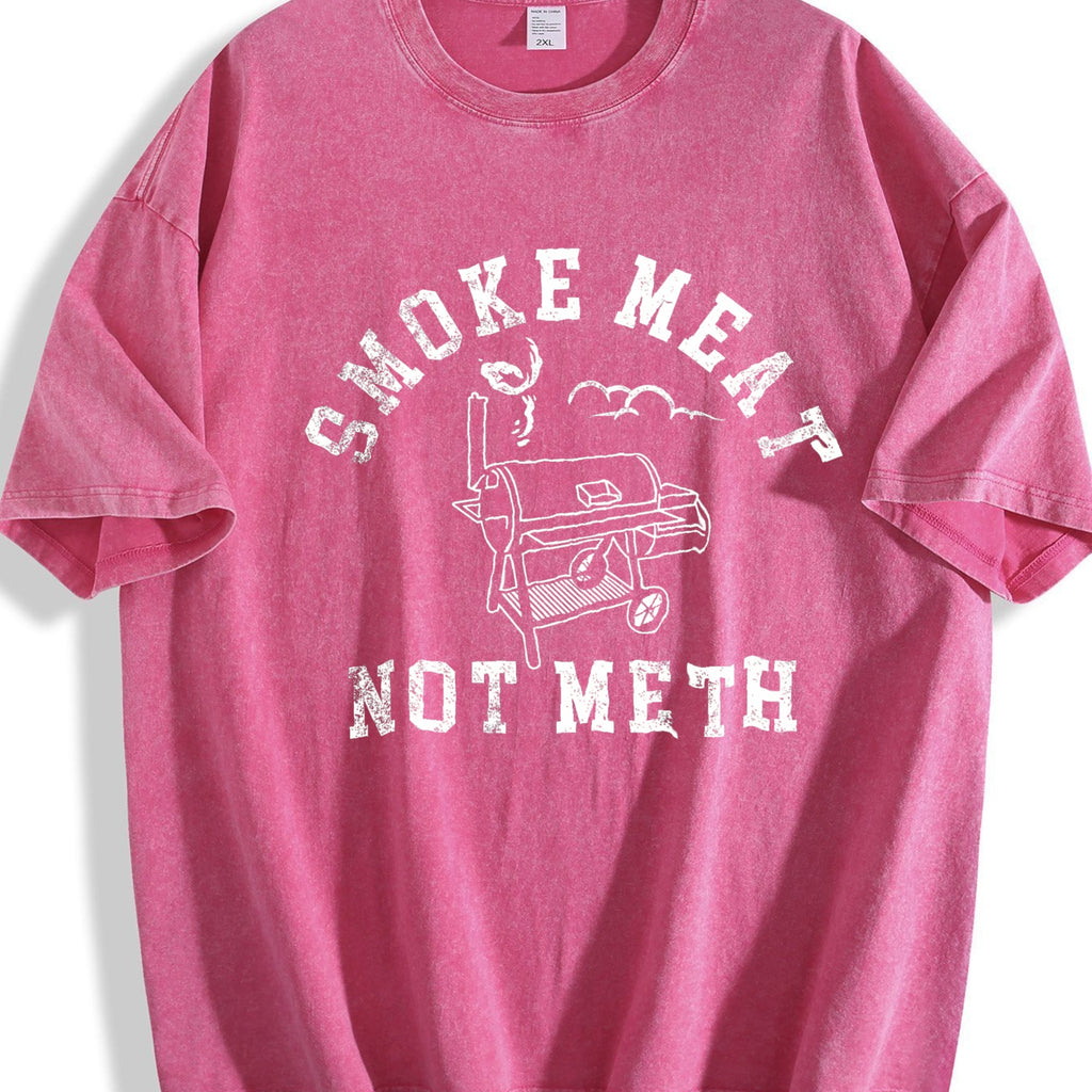 Smoke Meat Not Meth Funny Barbeque Cooking Grilling Vintage product image 7
