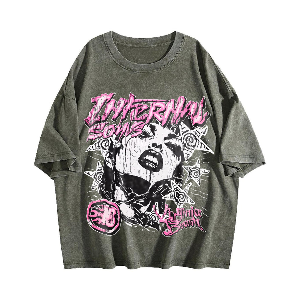 Internal Songs Virginia Brush Vintage Washed T-Shirt product image 4