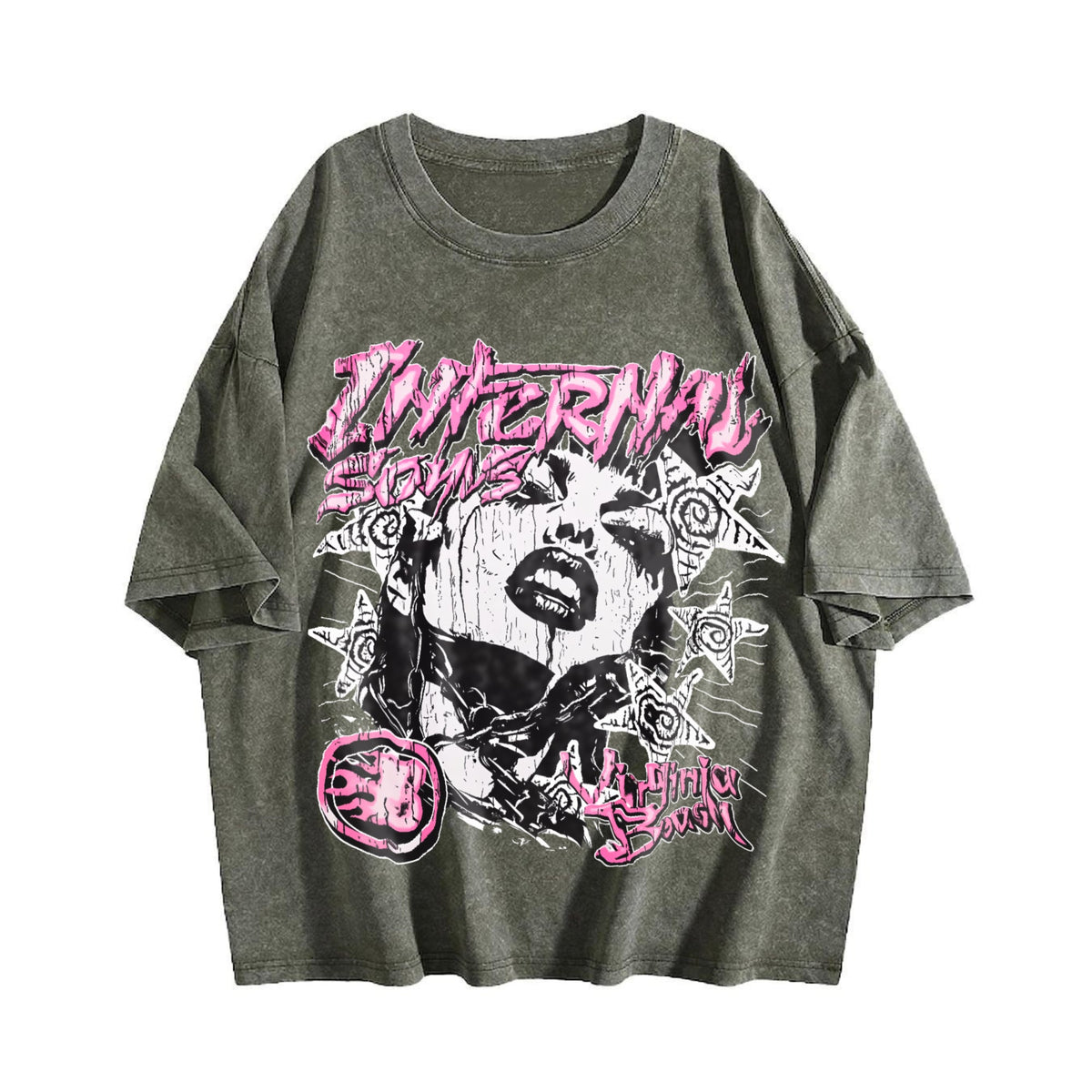 Internal Songs Virginia Brush Vintage Washed T-Shirt product image 4
