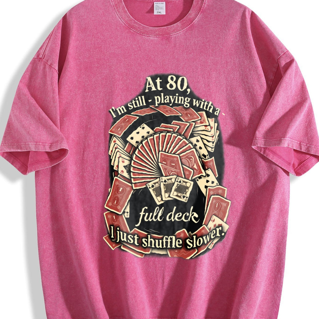 At 80 Full Deck Vintage Washed T-Shirt product image 7