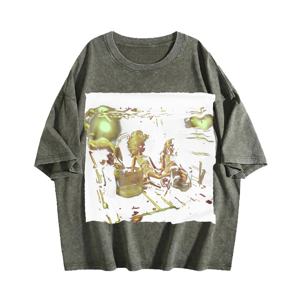 Doll Dream Scene Vintage Washed T-Shirt product image 4