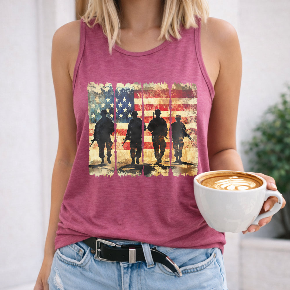Land Of The Free Women's Tank Top