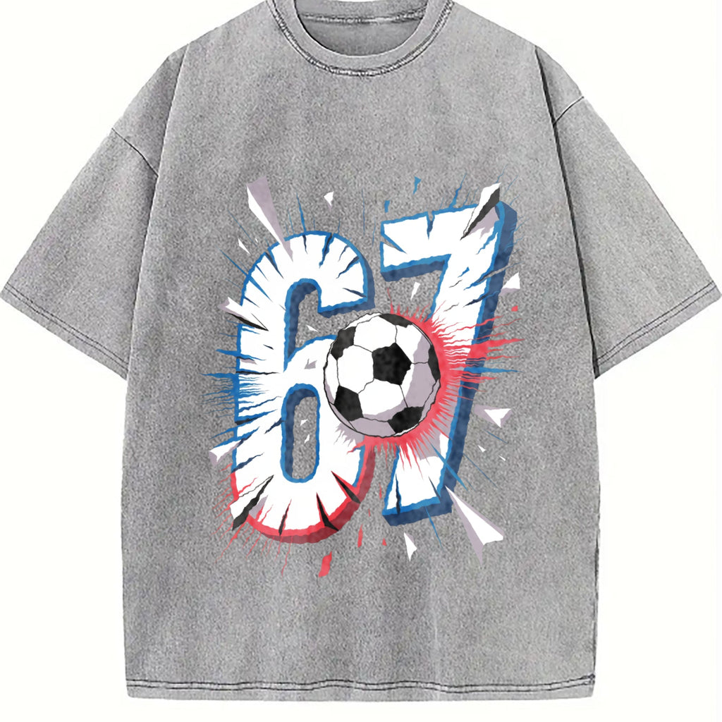Global Soccer Fan Vintage Washed T-Shirt product image 5