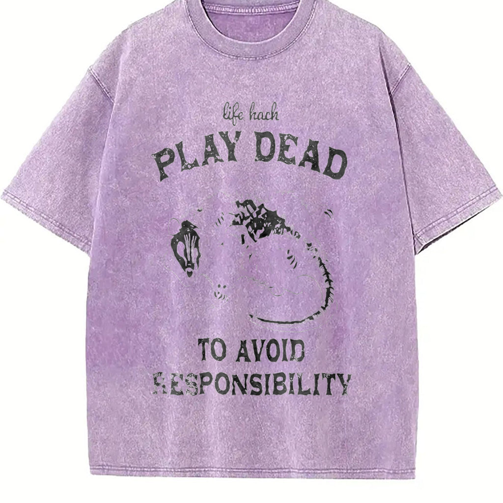 Funny Life Hack Play Dead To Avoid Responsibility Vintage product image 6