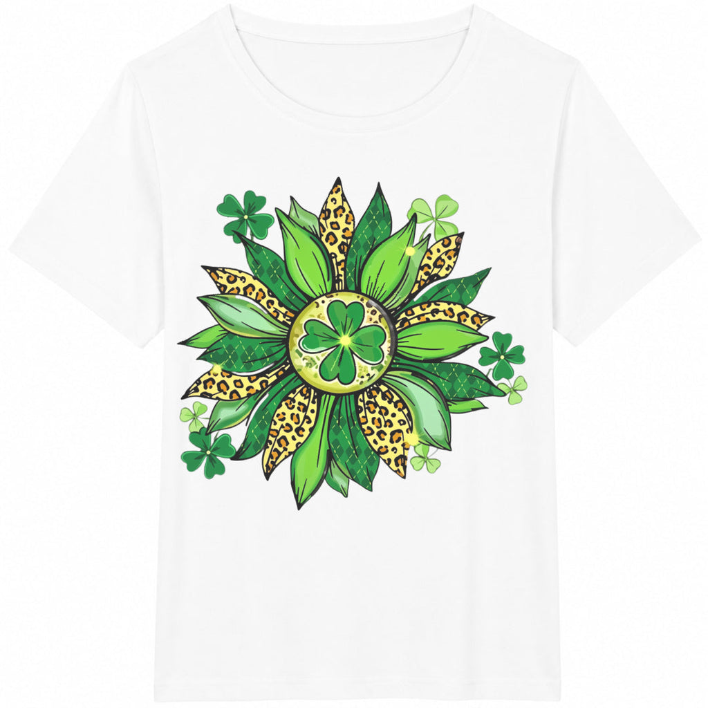 Shamrock Sunflower Cotton T-Shirt product image 2