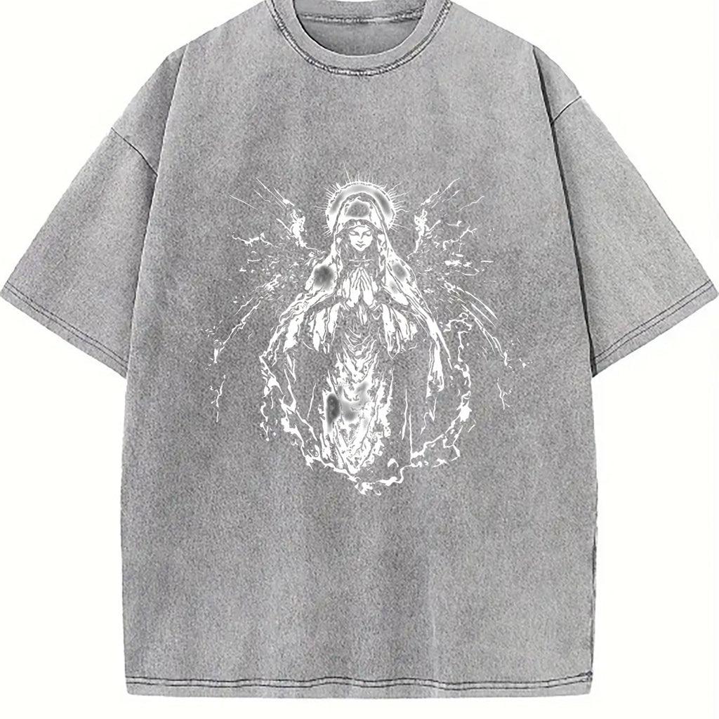 Virgin Mary Vintage Washed T-Shirt product image 5