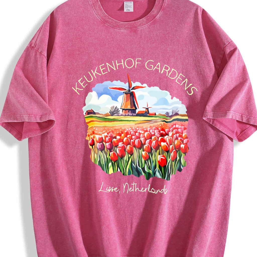 Lisse Netherlands Vintage Washed T-Shirt product image 7