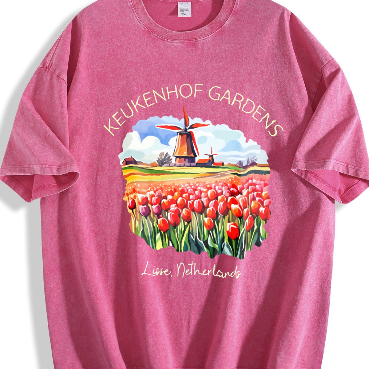 Lisse Netherlands Vintage Washed T-Shirt product image 7