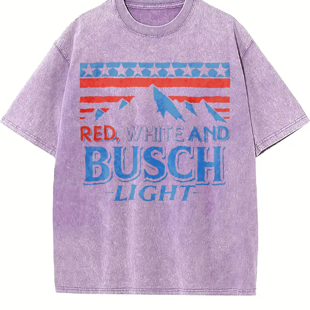 Red White And Busch Light American Flag Mountain Side product image 6