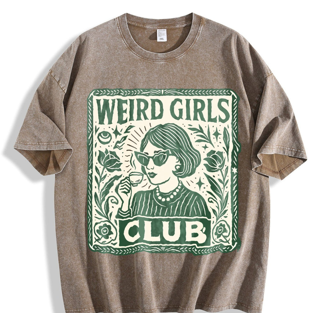 Weird Girls Club Vintage Washed T-Shirt product image 3
