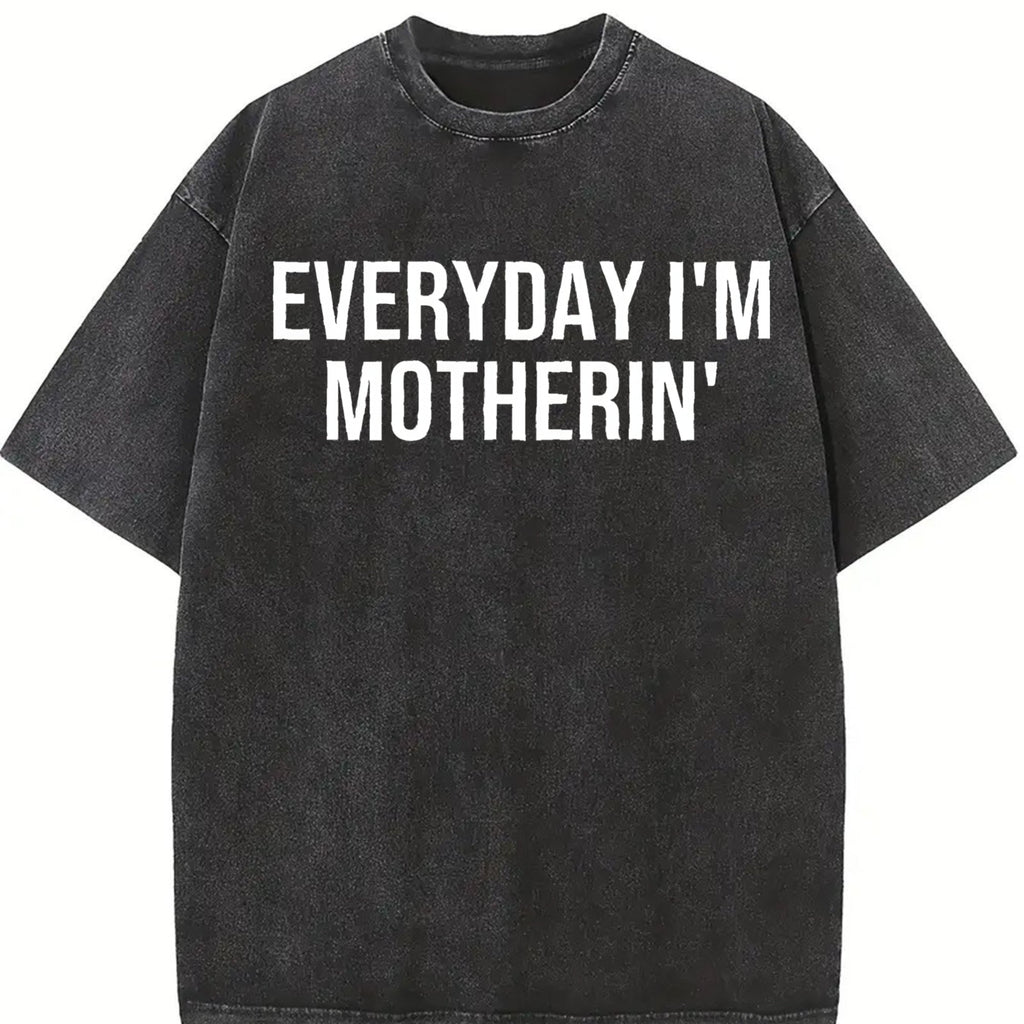 Everyday I'm Motherin Vintage Washed T-Shirt product image 2