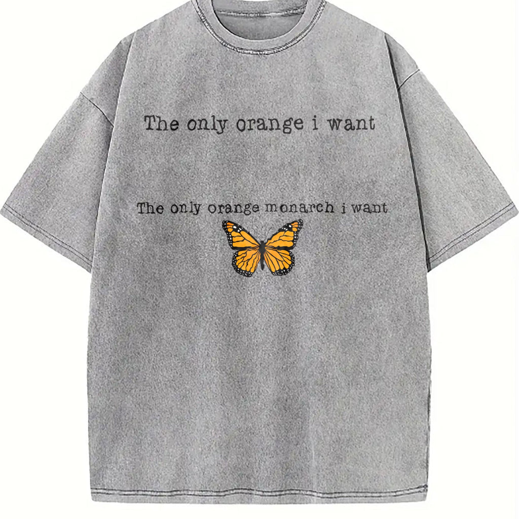 Only Orange Monarch I Want Vintage Washed T-Shirt product image 5