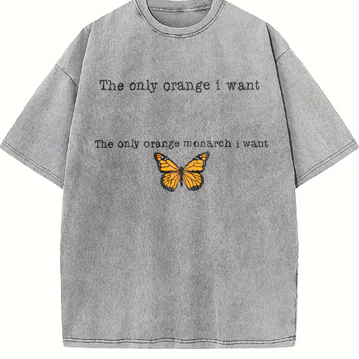 Only Orange Monarch I Want Vintage Washed T-Shirt product image 5