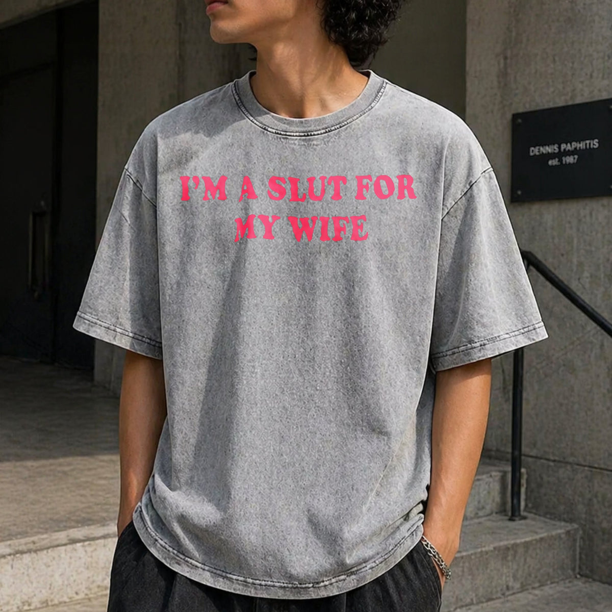 I'm A Slut For My Wife Redesigned As A Funny Vintage Washed product image 12