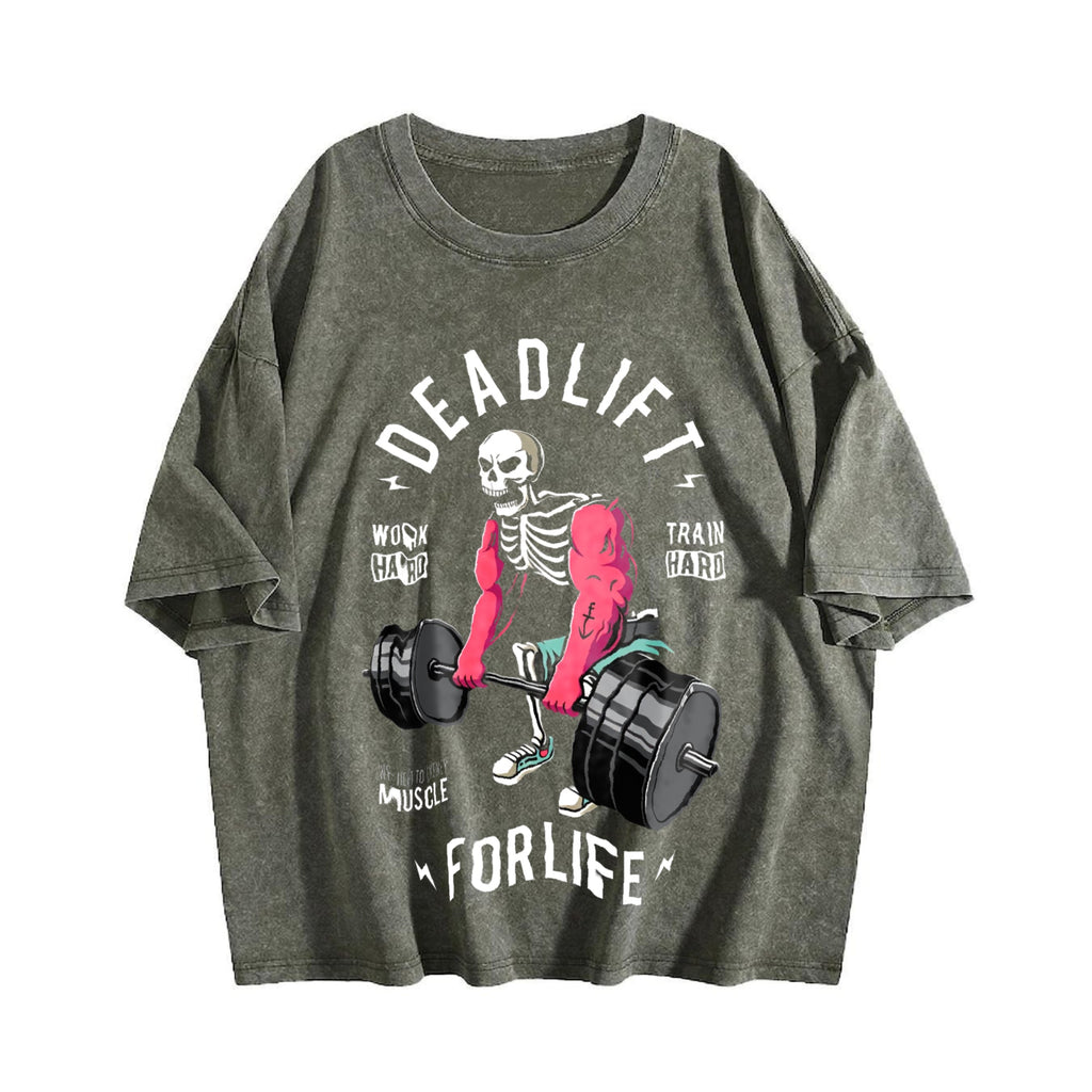 Gym Motivation Vintage Washed T-Shirt product image 4