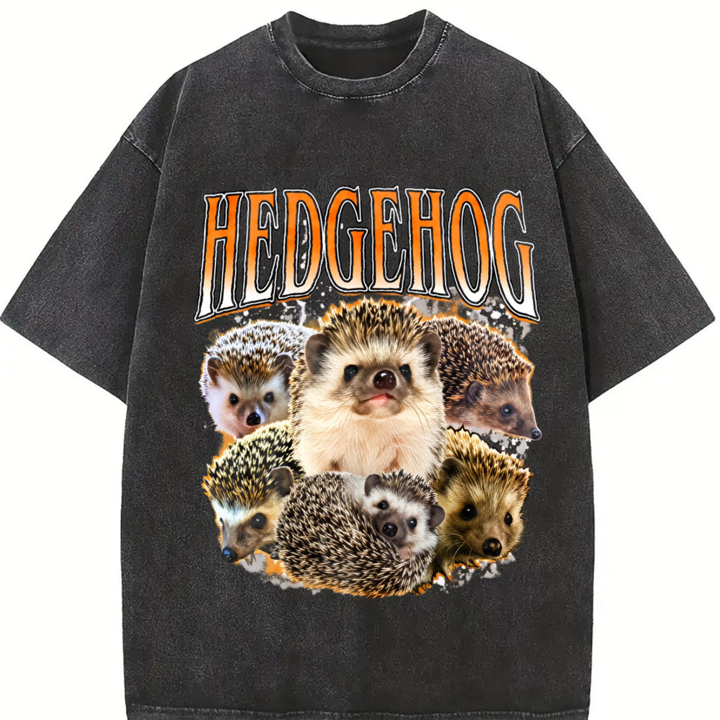 Hedgehog Vintage Washed T-Shirt product image 2
