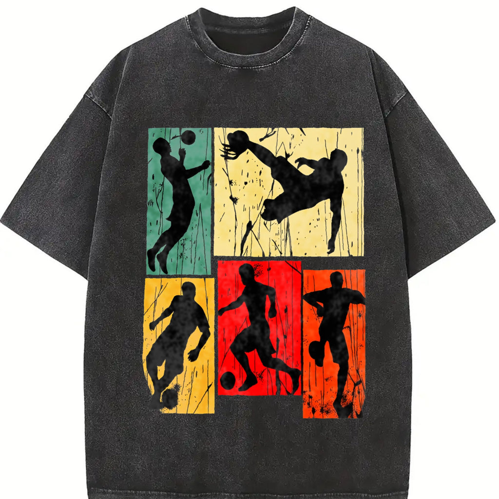 Global Soccer Fan Vintage Washed T-Shirt product image 2