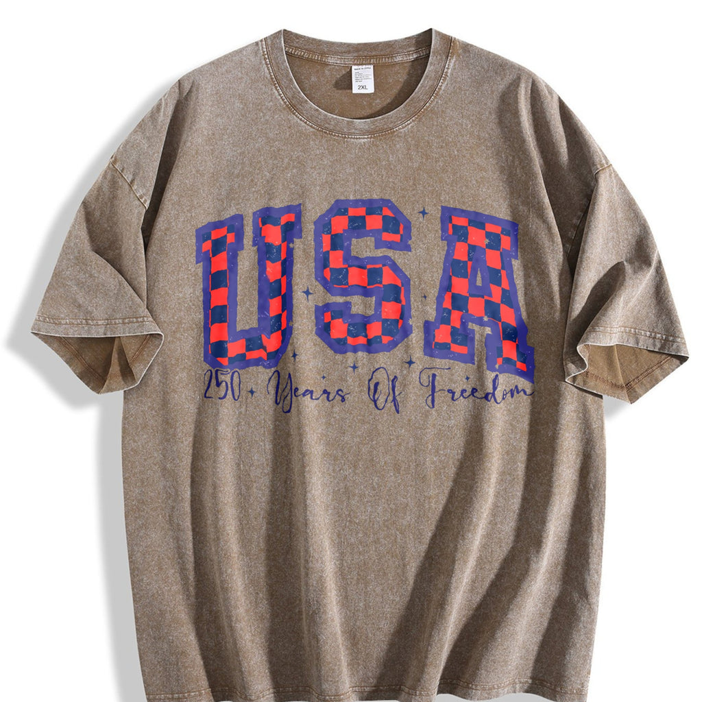 USA 1776-2026 Vintage Washed T-Shirt product image 3