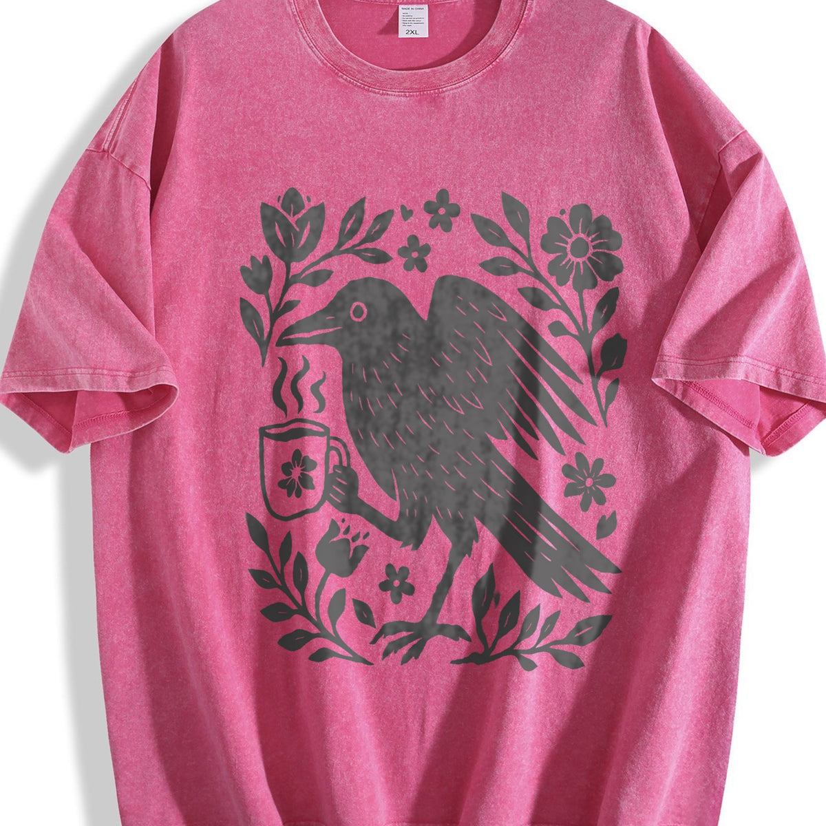 Boho Crow Vintage Washed T-Shirt product image 7