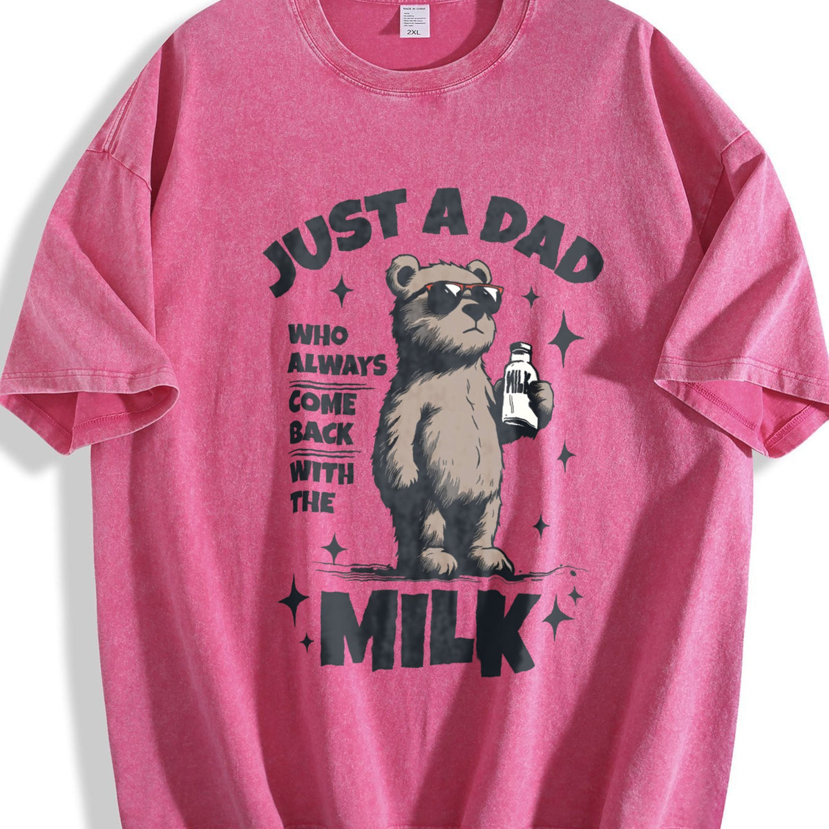 Funny Just A Dad Who Always Come Back With The Milk Vintage product image 7