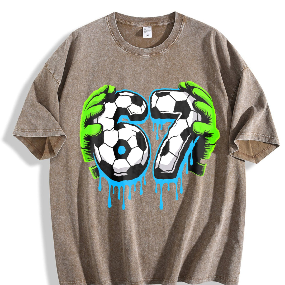 Global Soccer Fan Vintage Washed T-Shirt product image 3