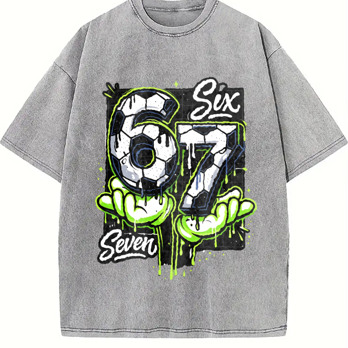Global Soccer Fan Vintage Washed T-Shirt product image 5