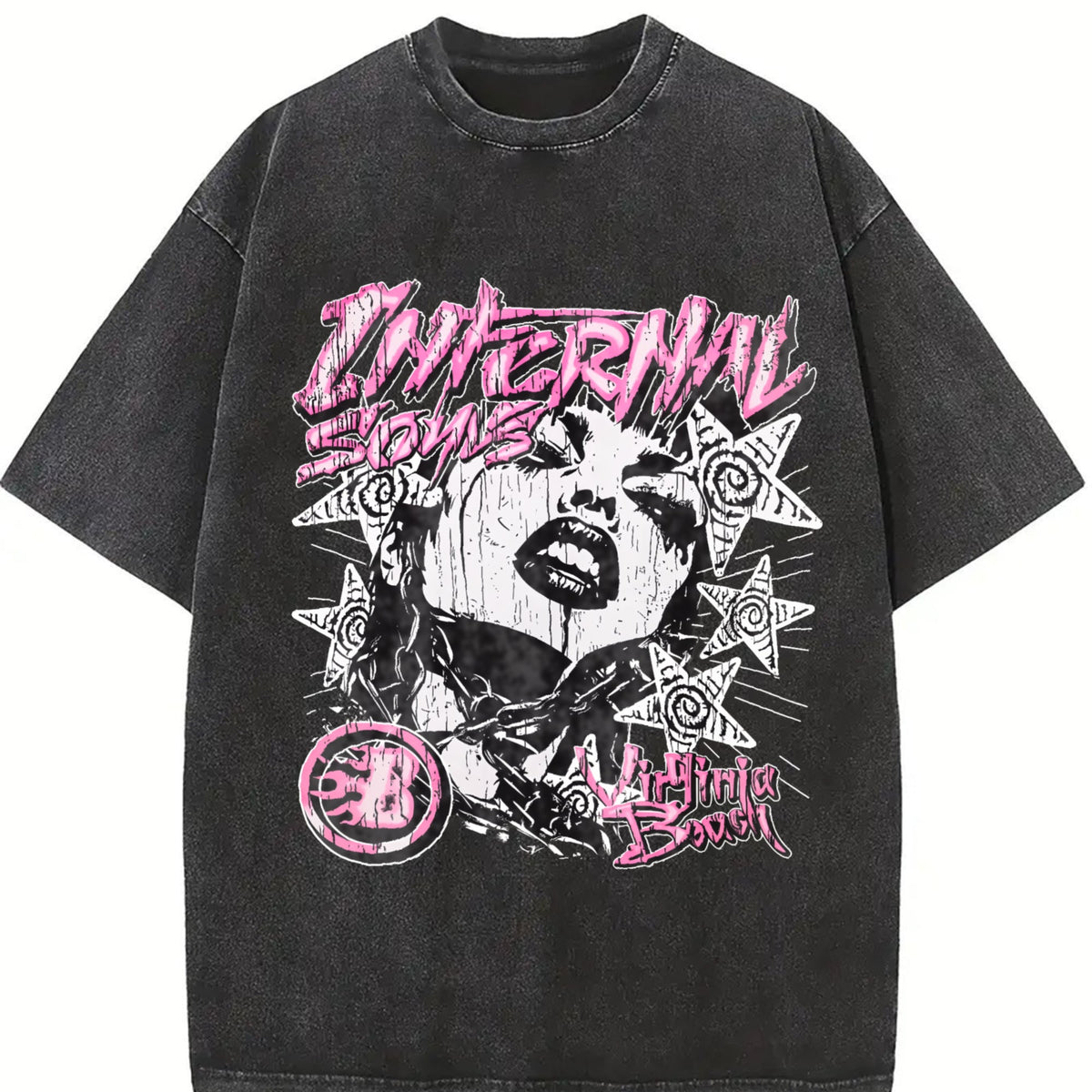Internal Songs Virginia Brush Vintage Washed T-Shirt product image 2