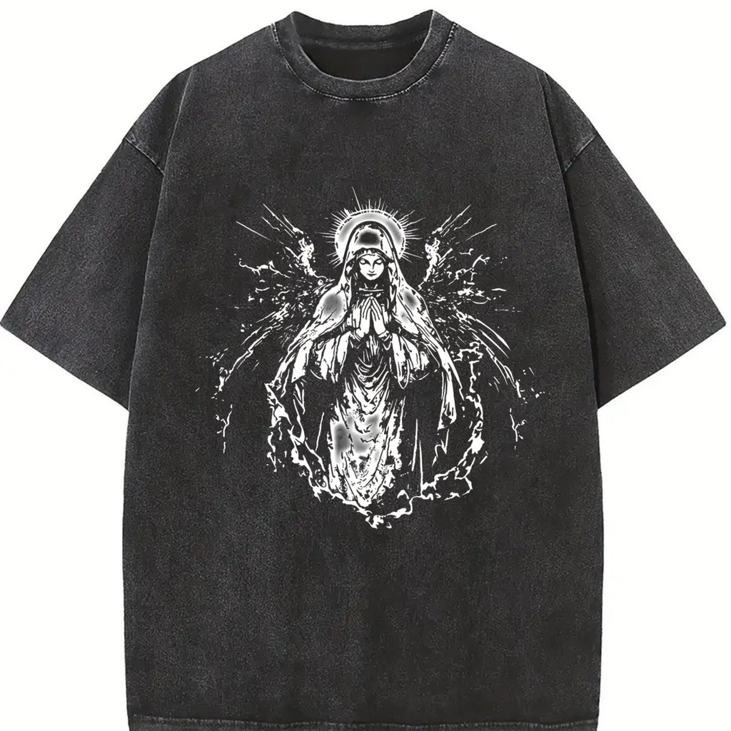 Virgin Mary Vintage Washed T-Shirt product image 2