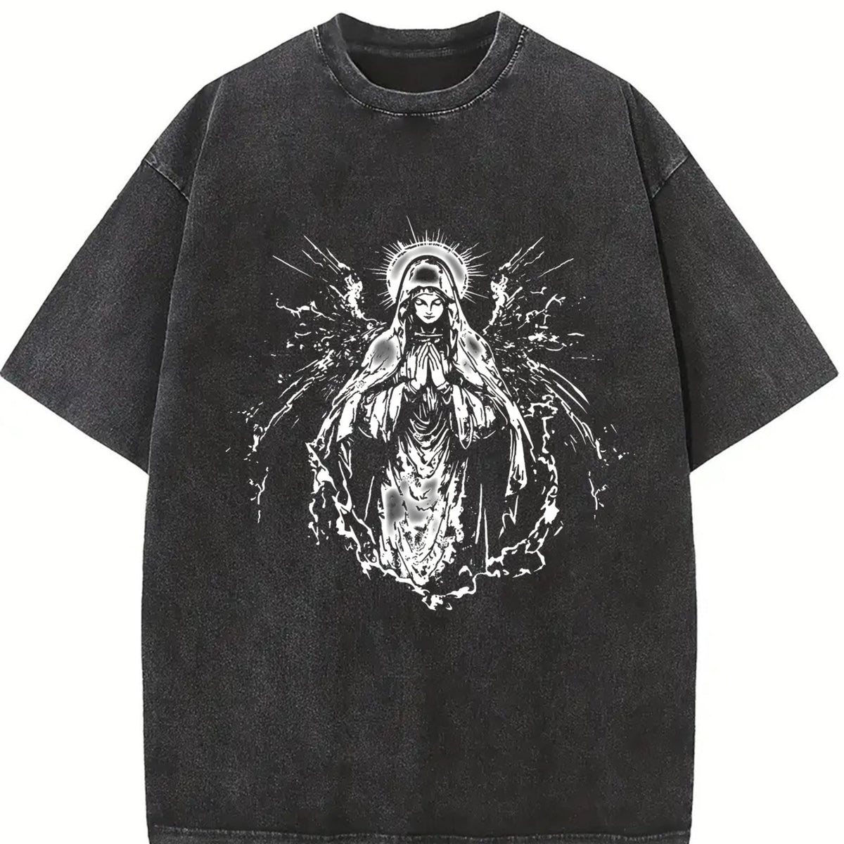 Virgin Mary Vintage Washed T-Shirt product image 2