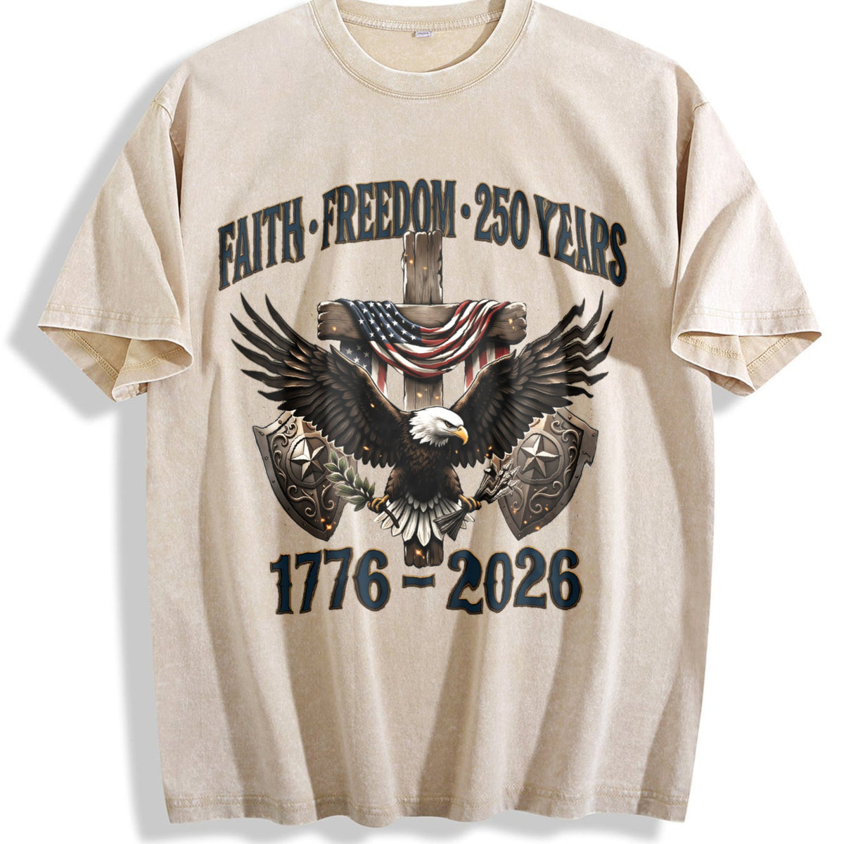 Trend Relaxed Inspired And Vacation Vintage Washed T-Shirt product image 1