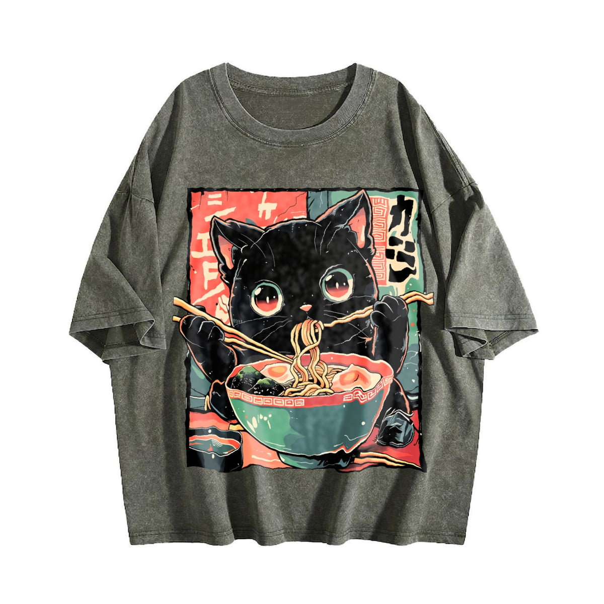 Anime Cat Lover Hobby-core Hand-drawn Ink -revival Vintage product image 4