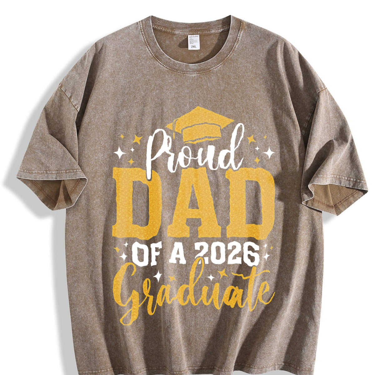 Dad Senior 2026 Proud Of A Class Of Graduate Vintage Washed product image 3