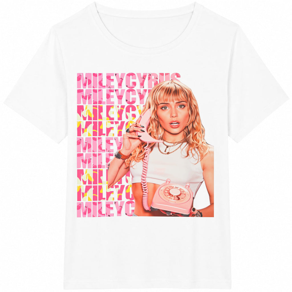 Miley Cyrus Inspired Merch Cotton T-Shirt product image 2