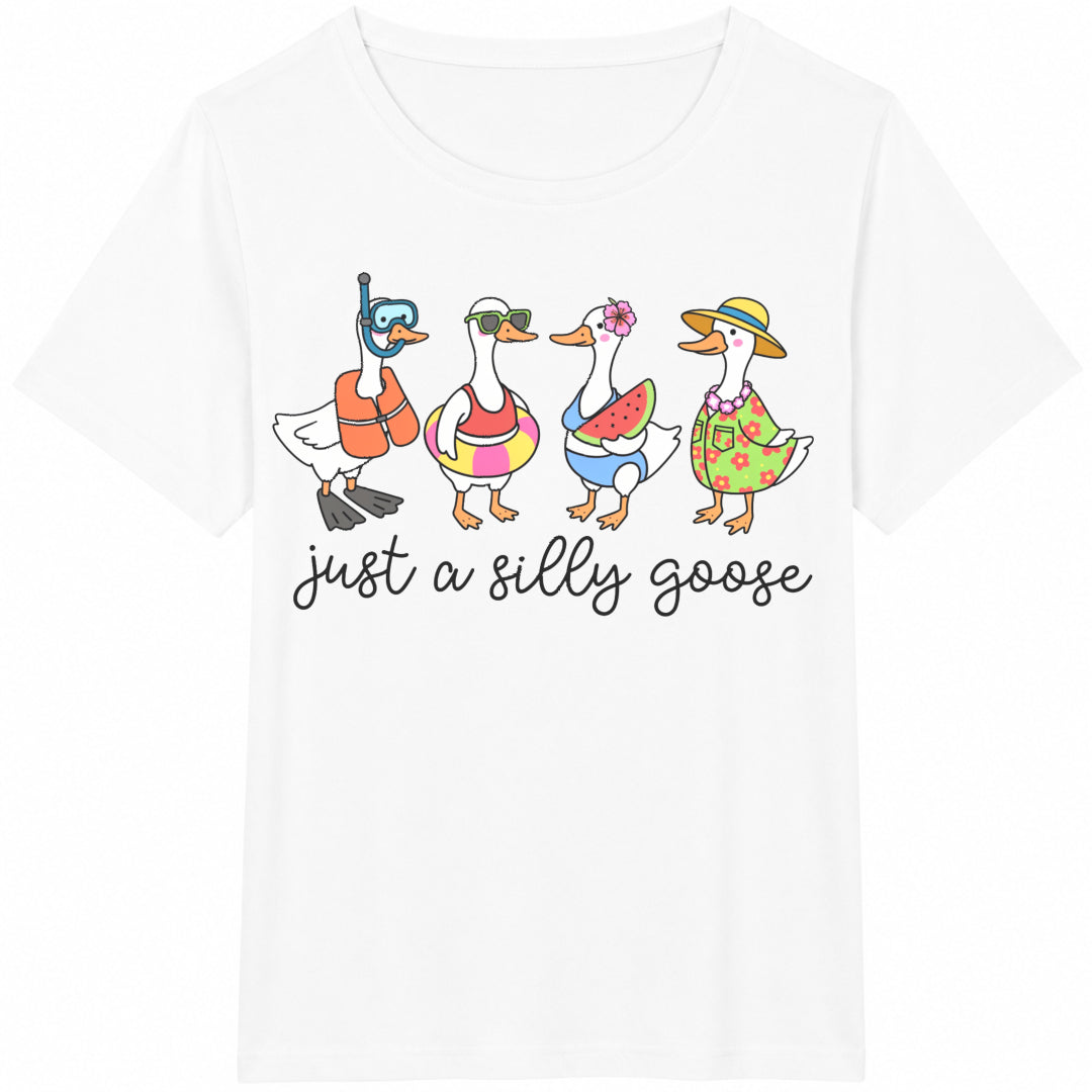 Silly Goose Summer Funny Cute Cotton T-Shirt product image 2