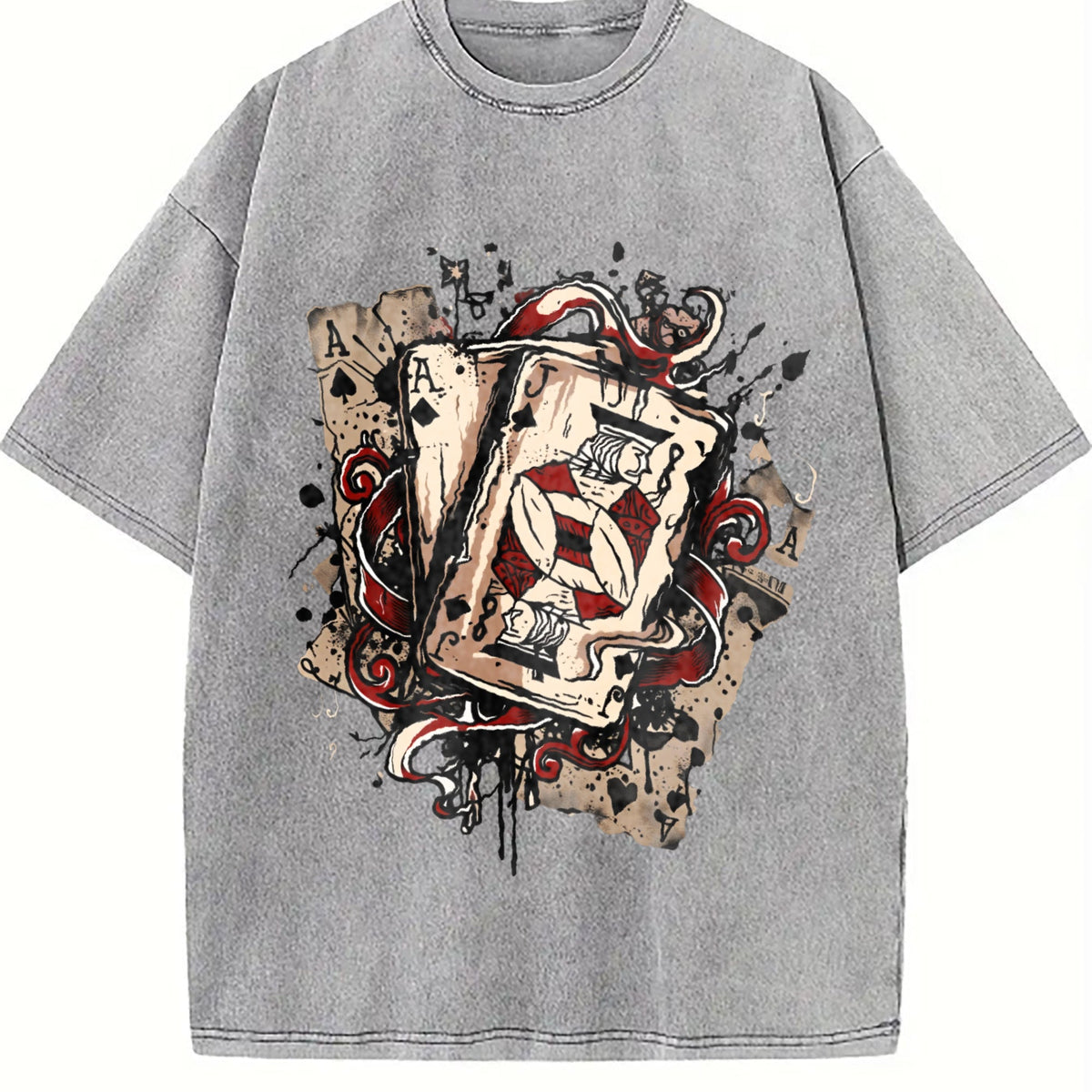 Ace Of Spades Vintage Washed T-Shirt product image 5