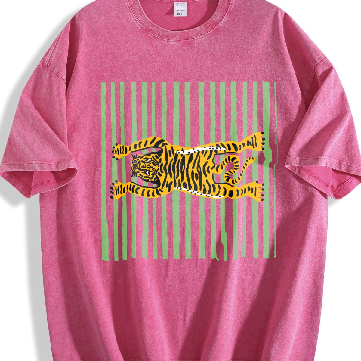 Tiger Beach Towel: Tropical Poolside Blanket Vintage Washed T-Shirt