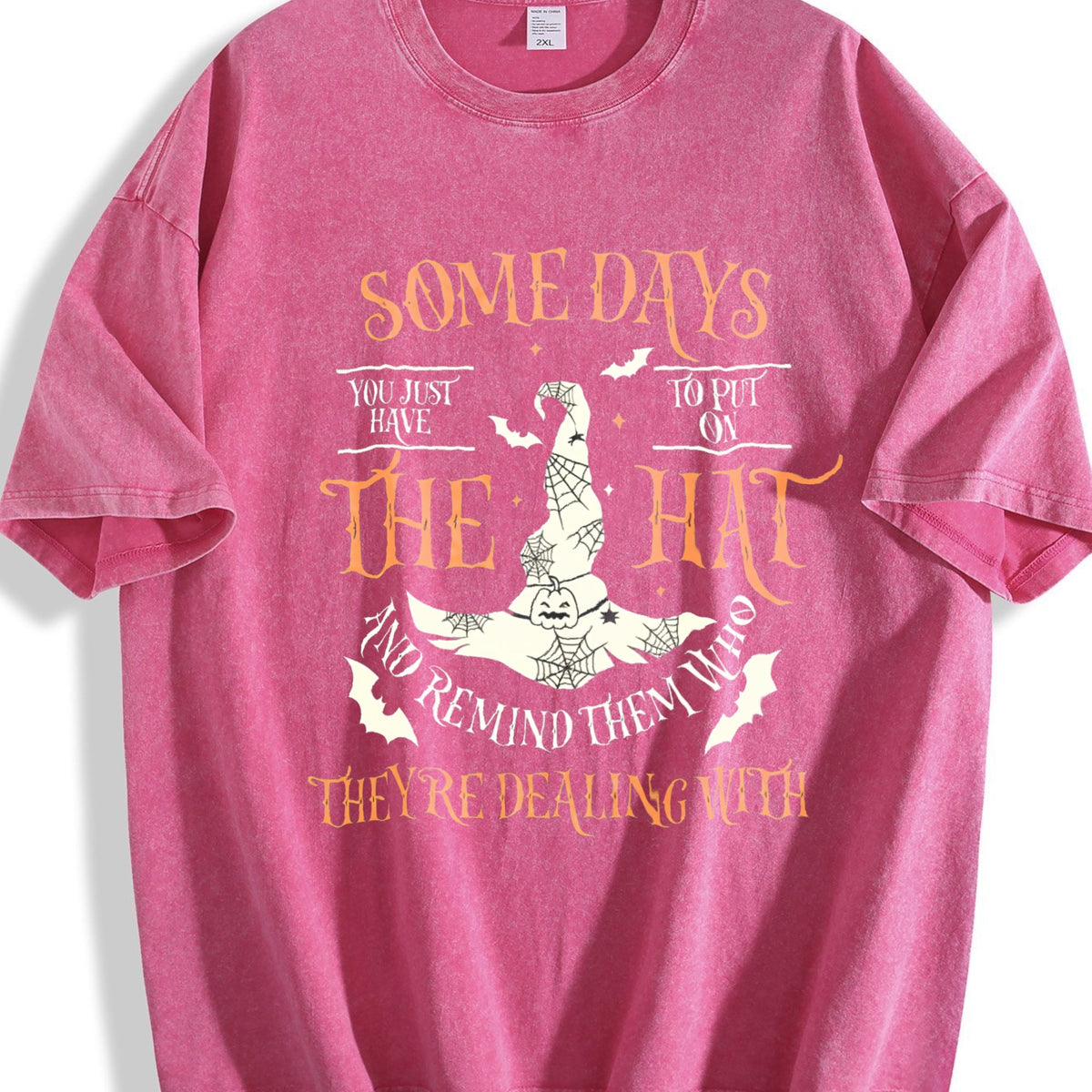 Funny Witch Vintage Washed T-Shirt product image 7