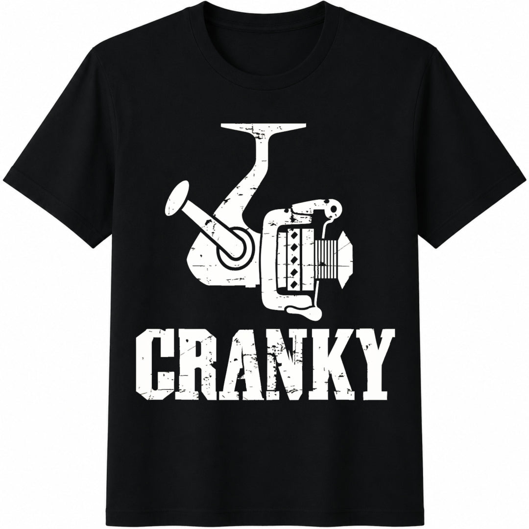 Cranky Funny Fishing Reel Fisherman Fisher Man Cotton product image 1