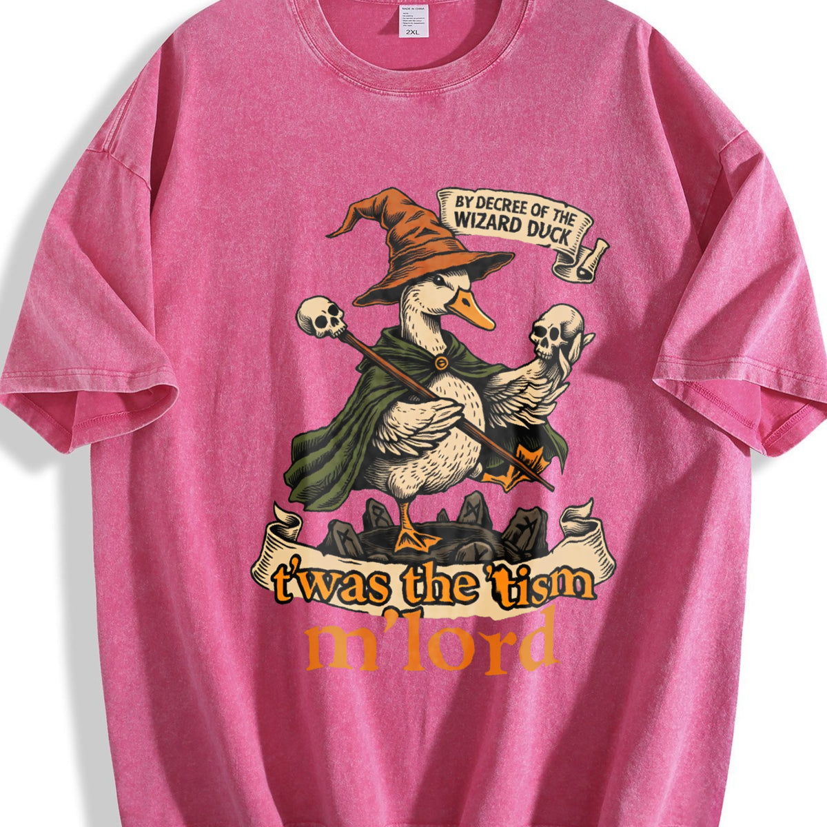 Wizard Duck Boxy Y2K Aesthetic Summer Vibes Vintage Washed product image 7